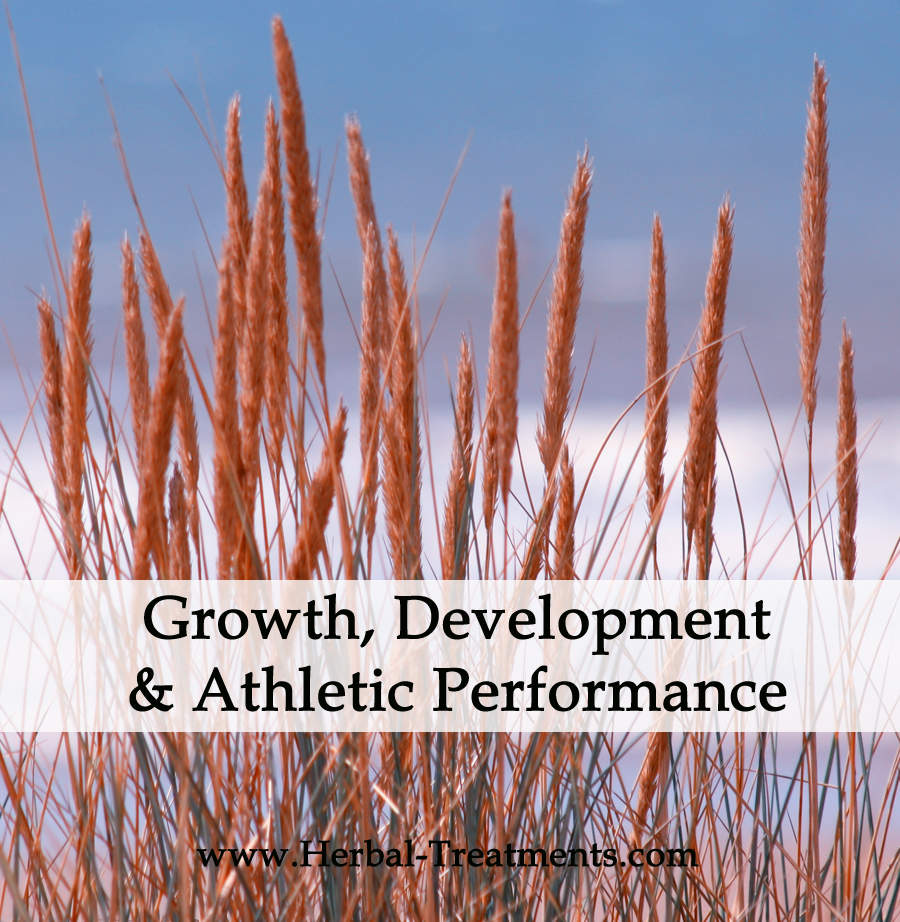 Herbal Treatments for Athletic Performance, Growth and Development Support