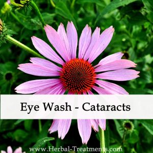 Herbal Eye Wash for Cataracts